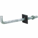 New Grip-rite Galvanized Anchor Bolt With Square Washer. Fixed Price $20.00.