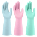 Fcttd Rubber Cleaning Gloves 6 Pairs Small Multicolor Kitchen Dishwashing. Fixed Price $16.21.