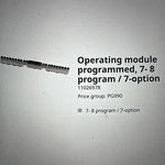 Thermador Dishwasher Operating Module 11026978. Fixed Price $222.00.