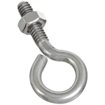 2PK Stanley/national N221-648 Eye Bolts With Nuts 3/8" X 4" Stainless Steel. Fixed Price $12.80.