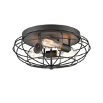 Innovations Lighting Providence 3LT 15" Flush Mount, Black 510-3C-BK. Fixed Price $54.99.
