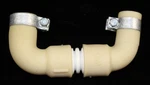 Ge, Hotpoint Dishwasher Chamber Hose & Clamps WD24X10041, 1264001, AP3994768. Fixed Price $8.25.