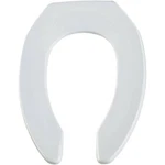 Bemis Mayfair 1955CT 000 Elongated White Commercial Open Front Toilet Seat. Fixed Price $38.98.
