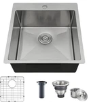 18X18 Stainless Steel Drop Bar Sink Square. Fixed Price $179.99.