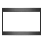 Whirlpool 27" Trim Kit For Select Microwaves Black Stainless Steel MTK2227PV. Fixed Price $109.99.
