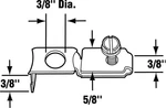 Prime-line 16851 Zinc-plated Silver Steel Bottom/top Mount Pivot Bracket. Fixed Price $8.24.