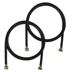 Black Rubber Washing Machine Hoses (4 To 10 Foot) By Kelaro. Fixed Price $16.97.