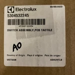 Electrolux Switch Assembly - 5304532245. Fixed Price $50.00.