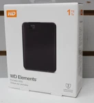 Western Digital Wd Elements 1TB Usb 3.0 Portable External Hard Drive - Blac. Fixed Price $75.00.