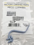 WP8539113 Whirlpool Dishwasher Dishrack No Flip Clip - New Light Blue. Fixed Price $14.00.