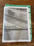 Bosch Ascenta Dishwasher Owner Manual Installation Guide 9000502132 Rev. Fixed Price $18.00.