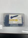 Bobibbi 3/16" 1-1/4" Hex Head Concrete Screw Anchor 100 Pcs W/ Case Open Box. Fixed Price $17.24.