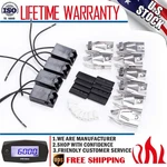 4 Universal Range Burner Receptacle Block Kit Stove 330031 5303935058 WB17T10006. Fixed Price $12.99.