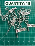 Nos 18-PACK Lot National Hardware N221-077 40LB Capacity Eye Bolt 3/16 X 2.5". Fixed Price $21.74.