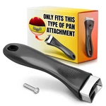 Frying Ergonomic 6.1" Black Handles For Pots Pans Easy-to-i. Fixed Price $13.99.