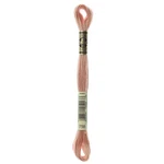 12 Pack Dmc 6-STRAND Embroidery Cotton 8.7YD-VERY Light Terra Cotta 117-758. Fixed Price $17.70.