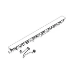 Whirlpool W11460947 Console Asm 1/2" Black KDTE204. Fixed Price $159.37.