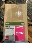Oatey 33504 1/2" X 6" Copper Plated Milford Type Pipe Hanger Strap - Pack Of 12. Fixed Price $24.99.