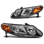 Dwvo Compatible With 2006 2007 2008 2009 2010 2011 Civic 4-DOOR Sedan Headlig.... Fixed Price $181.78.
