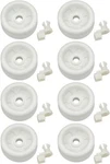 WD12X271 Dishwasher Dishrack Lower Front Roller Wheels & Axle Kit 8-PACK. Fixed Price $19.84.