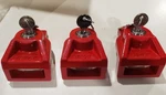 Lot Of 3 Jendyk Glad Hand Lock Red Aluminum (keyed Alike). Fixed Price $74.99.