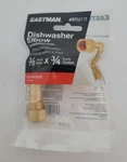 Eastman Brass Dishwasher Elbow Connector 3/8" X 3/4" 0788175. Fixed Price $8.29.