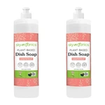 Sky Organics Plant-based Dish Soap Grapefruit 16 Fl Oz 2 Bottles Vegan Liquid. Fixed Price $20.00.