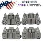 4PCS New Fits Kitchenaid Dishwasher Lower Dishrack Wheel Roller WPW10195417. Fixed Price $11.89.