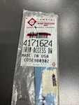 Whirlpool Part# 4171624 Dishwasher Trim Access (G5F). Fixed Price $16.00.