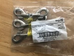 Pack -N262-352 National Hardware Double Bolt Snap 3-15/16 Inch Stainless Steel. Fixed Price $17.35.