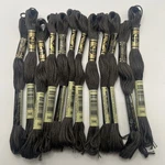 12 Pack 844 Dark Gray Moline Dmc 6-STRAND Embroidery Cotton 8.7YD Brand New!. Fixed Price $14.99.