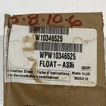 Genuine Whirlpool WPW10346525 Float Assembly *free Shipping*. Fixed Price $35.87.