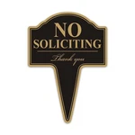 No Solicting Sign, Yuntarda 10 X14 Yard With Inte. Fixed Price $16.97.