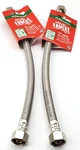 Lot Of Fluidmaster B4F12U 12" Fits-all Faucet No-burst Braided Hose Connectors. Fixed Price $15.99.