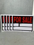 Lot Of Hillman 842172 For Sale Signs Red & Black 15" X 19" New. Fixed Price $24.99.