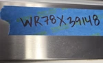 WR78X39148 Refrigerator Door Panel/bin Stainless Steel Silver/white. Fixed Price $75.00.