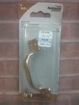 National Hardware N116-558 Door Pull 4" Brass Finish. Fixed Price $8.52.
