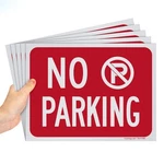 Smartsign No Parking 9" X 12" Polystyrene (pack Of 5), Made. Fixed Price $16.87.