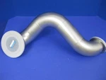 Stainless Steel Triple Elbow Vacuum Pipe 90 (X3), ISO-63 ISO-100 Adapter. Fixed Price $30.00.