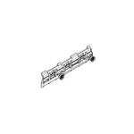 Whirlpool W11569162 1/2" Mount Plastic Bracket For Washer Drain Connection. Fixed Price $23.23.