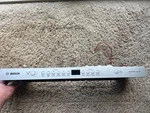 Bosch Dishwasher Facia Panel 00772735 & Control Unit 11007928 Used Working. Fixed Price $89.00.