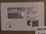 00775802 Bosch Dishwasher Control/fascia Panel. Fixed Price $60.00.