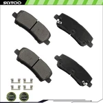 4X Rear Semi-metallic Brake Pads 2015 2016 2017 2018 2021 Ford Mustang. Fixed Price $25.94.