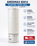 New Amerimax 69414 Painted Trim Coil - 14IN 10IN Aluminum Brown/white. Fixed Price $23.70.
