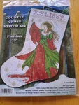 Diy Design Works Angel Of Joy Christmas Counted Cross Stitch Stocking Kit 5990. Fixed Price $16.99.