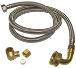 Plumb Pak PP23834 3/8" X 72" Stainless Steel Dishwasher Hose & Fittings 0072033. Fixed Price $10.99.