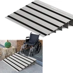 5" Rise Door Threshold Ramp With Updated Fixable Screws, Stable Portable Whee.... Fixed Price $140.58.