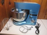 Powwa 7.5 Qt Teal Electric Stand Mixer 6 Speed Pulse Tilt-head Beater Hook Whisk. Fixed Price $79.99.