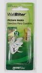 Hillman Wallbiter Silver Nylon Small Picture Hooks 30 Lb. 4 Pack 122391. Fixed Price $9.25.