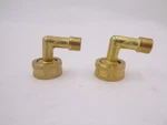 2 Pack Bmc 3/4" Female Hose Thread X 3/8" Od Dishwasher Elbow W/washer Brass. Fixed Price $19.99.